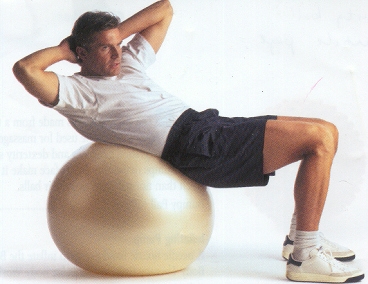 Man on a Balance Ball